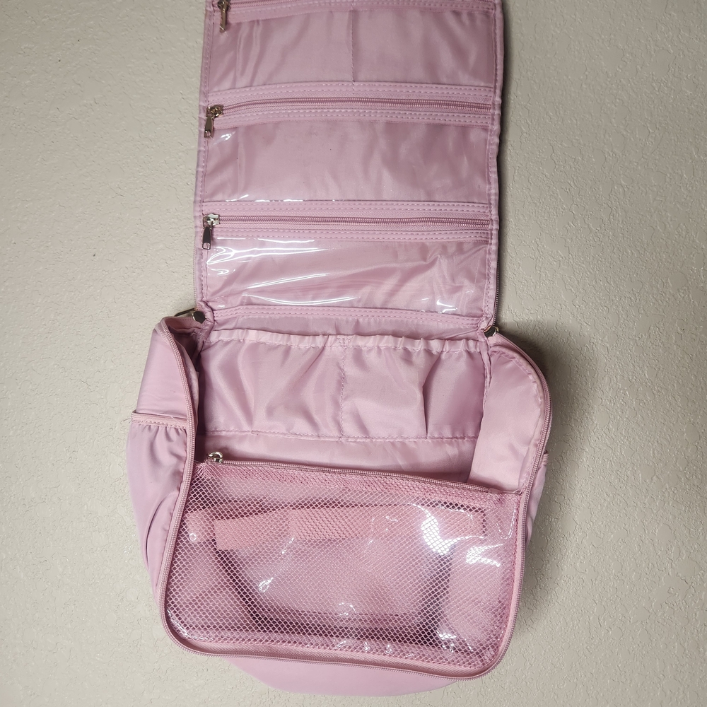 Tartan &Twinnie Make Up Bag Pink  Gift Travel Makeup Bag